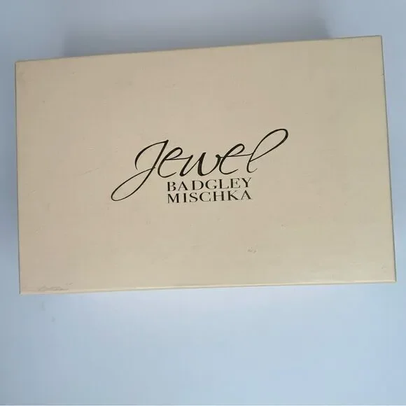 Badgley Mischka Claudia Glitter Block Heel - Picture 9 of 9